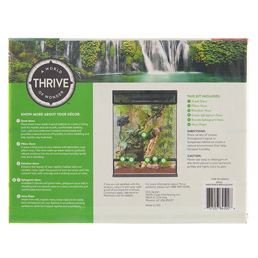 Thrive Tropical Reptile Decorating Kit